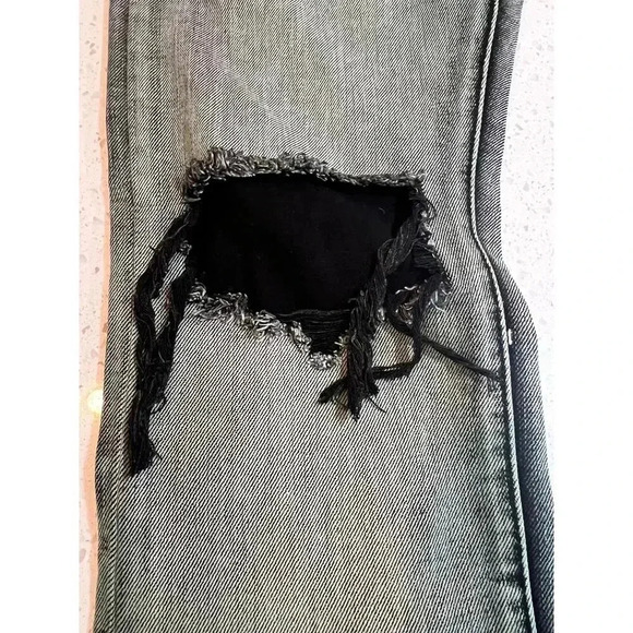 MNML NWT MENS URBAN 2 COLOR DENM DISTRESSED JEANS SIZE 29 " - Picture 7 of 12